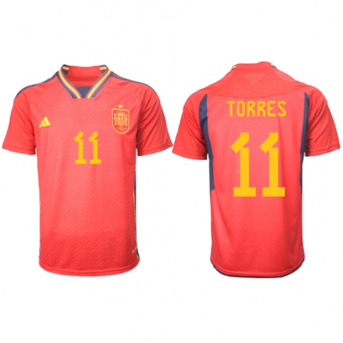 Maillot de foot Espagne Ferran Torres #11 Domicile Monde 2022 Manches Courte